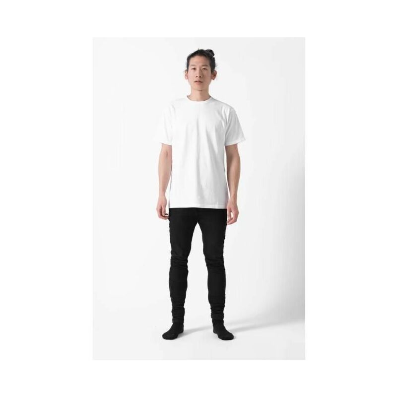 

Camiseta blanca de algodón orgánico hombre S - Minimalism