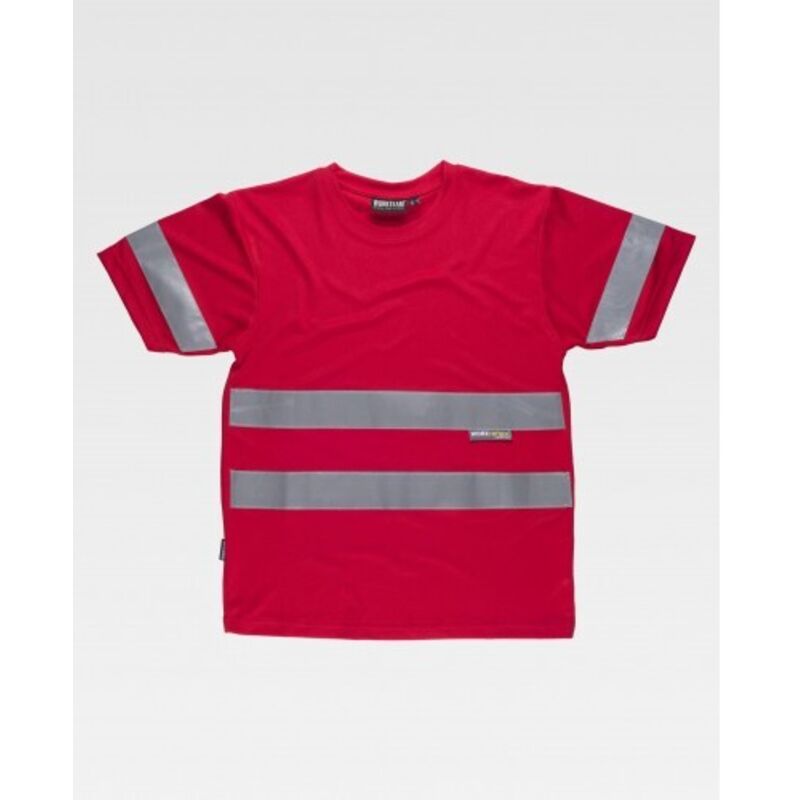 

Camiseta manga corta con cintas reflectantes WORKTEAM Combi C3939 | Rojo - XXL
