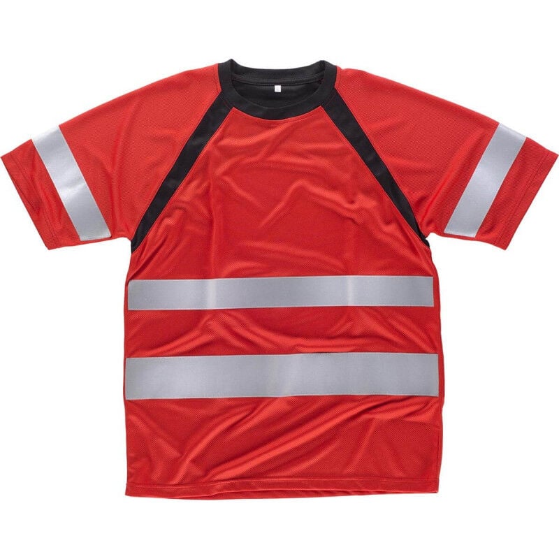 

Workteam - Camiseta combinada de alta visibilidad de manga raglán WOKTEAM | L