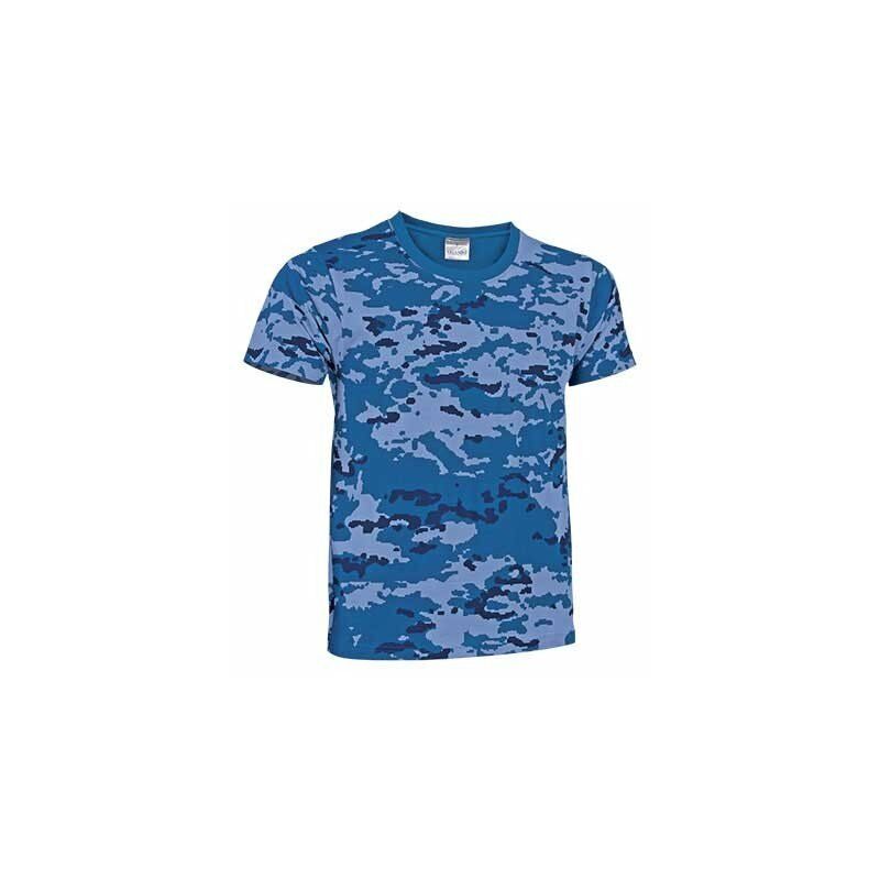 

Camiseta con diseño especial de camuflaje pixelado Soldier | S - Pixelado azul - Valento