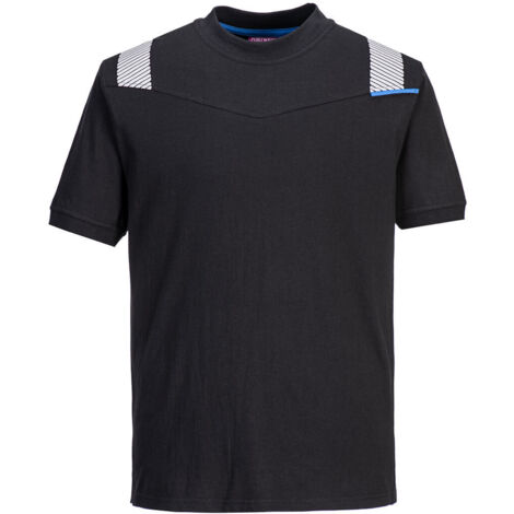 Camiseta de alta visibilidad WX3 resistente a la llama PORTWEST FR712 XL Negro