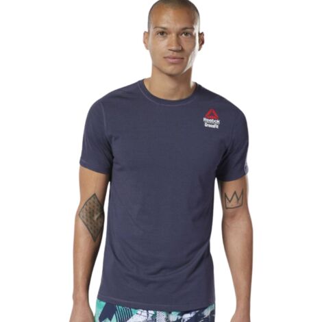 Camiseta de entrenamiento de algodón para hombre Reebok RC AC Tee M