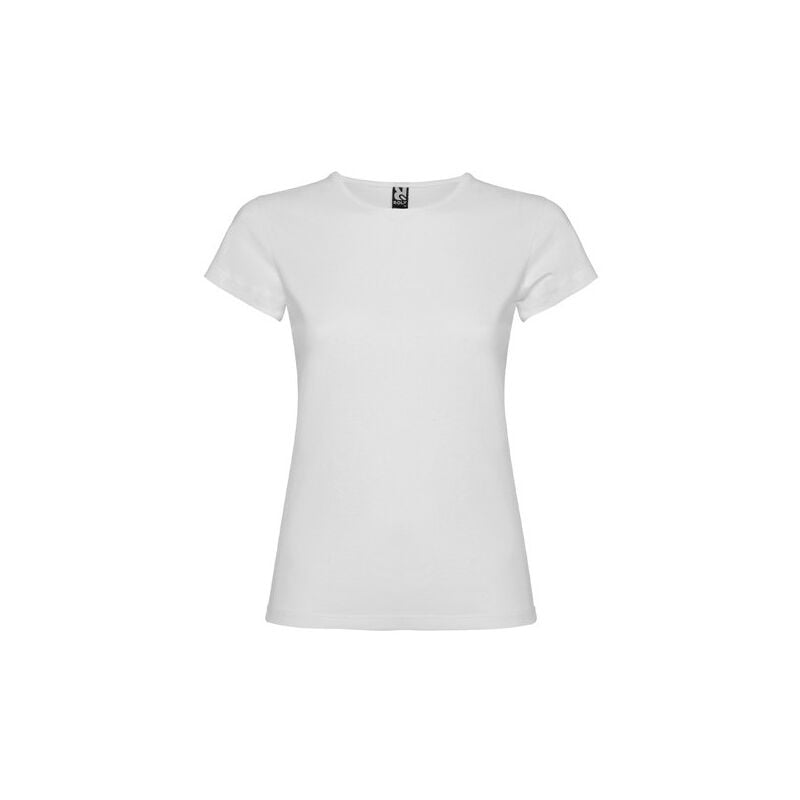 

Camiseta de manga corta con cuello fino ribeteado BALI CA6597 | Blanco - L