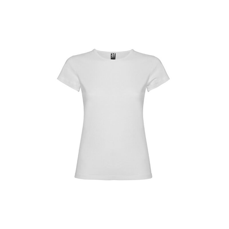 

Camiseta de manga corta con cuello fino ribeteado BALI CA6597 | Blanco - XL