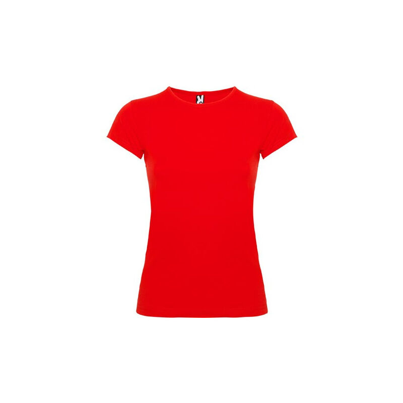 

Camiseta de manga corta con cuello fino ribeteado BALI CA6597 | Rojo - L