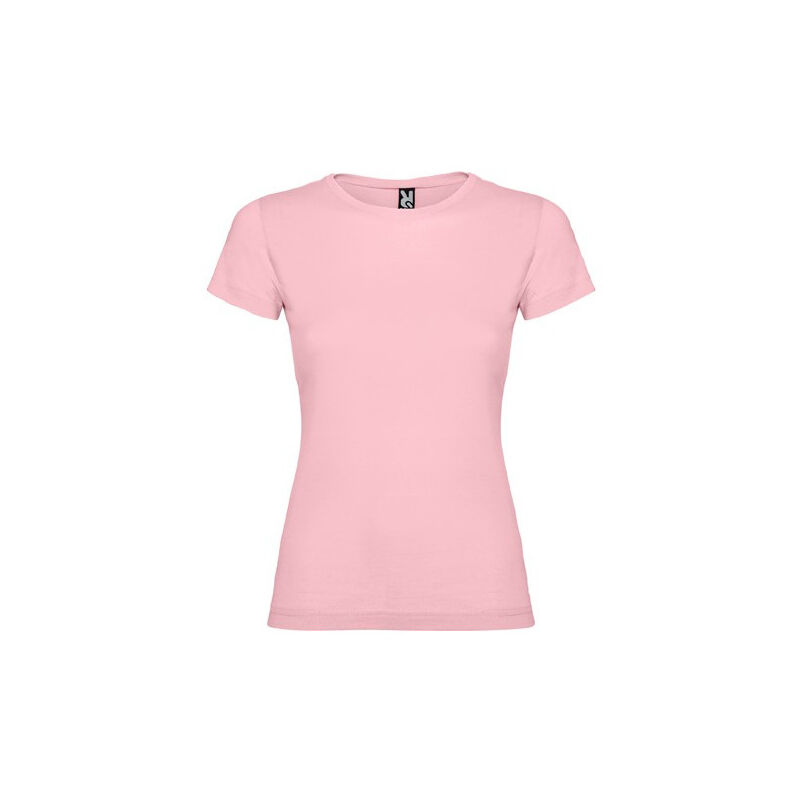 

Camiseta de manga corta entallada, con cuello redondo JAMAICA CA6627 para infantes | Rosa Claro - 1/2