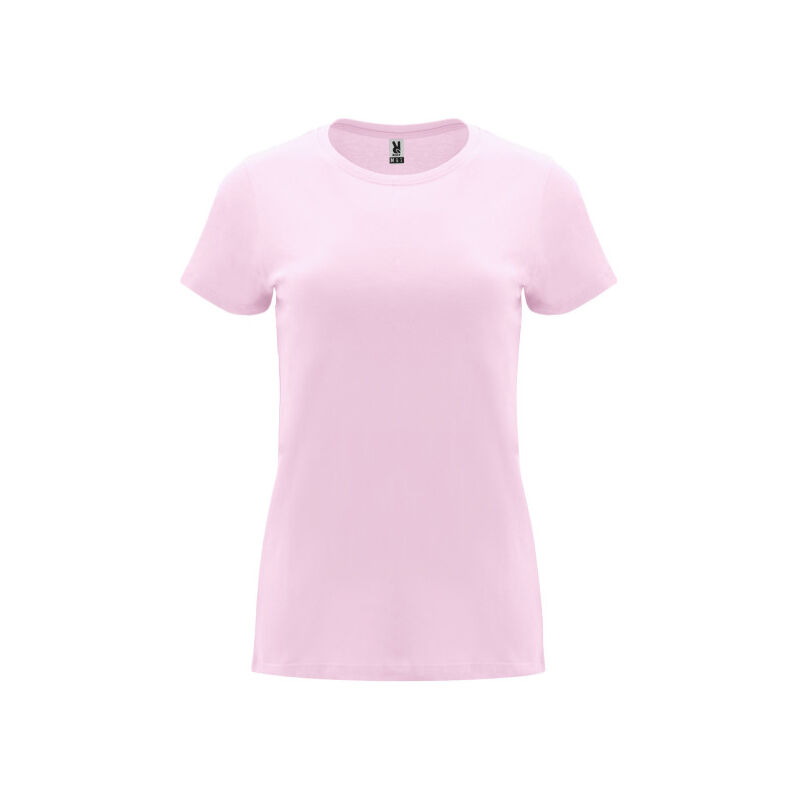

Camiseta de manga corta entallada para mujer CAPRI CA6683 | L - Rosa Claro