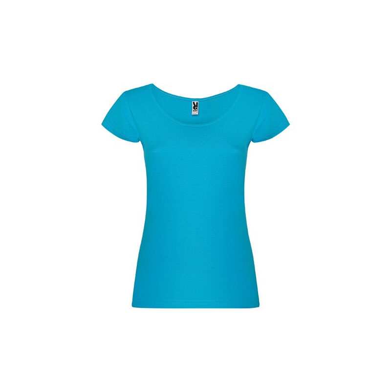 

Camiseta de manga corta, escote redondo, ribeteado GUADALUPE CA6647 | M - Turquesa
