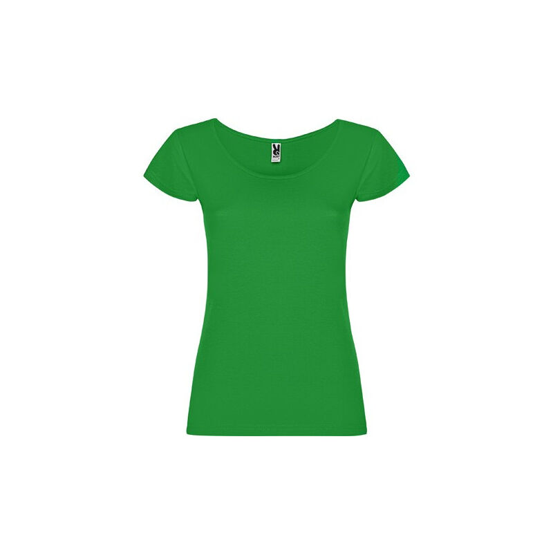 

Camiseta de manga corta, escote redondo, ribeteado GUADALUPE CA6647 | M - Verde Tropical