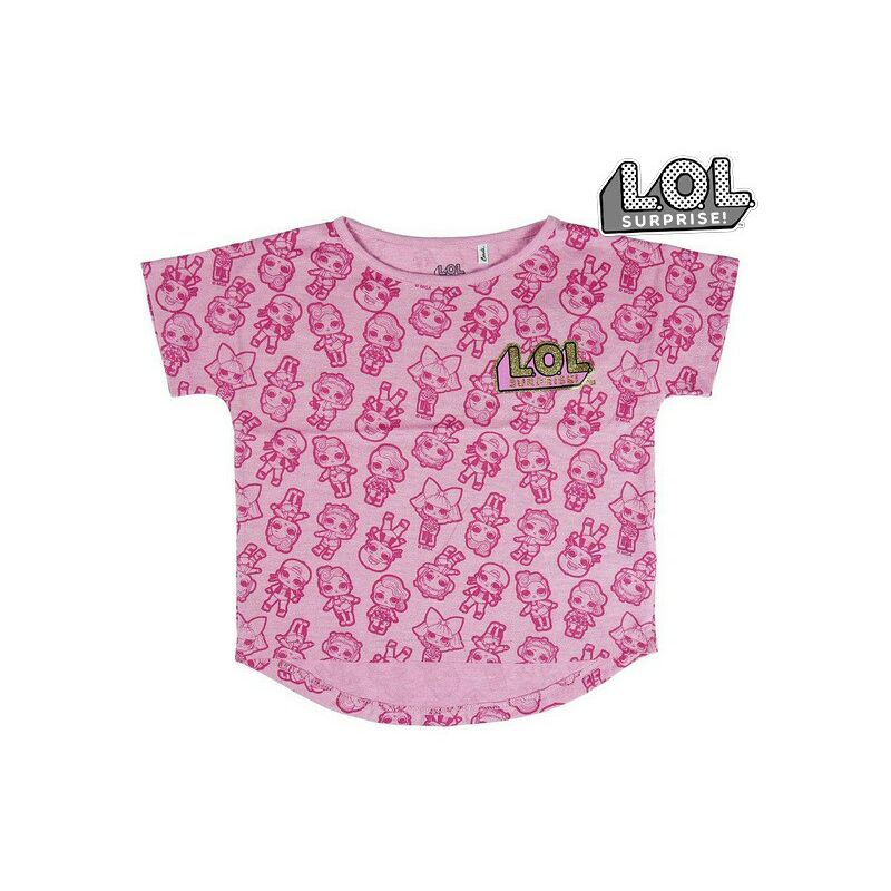 

Camiseta de Manga Corta Infantil Rosa - Lol Surprise!