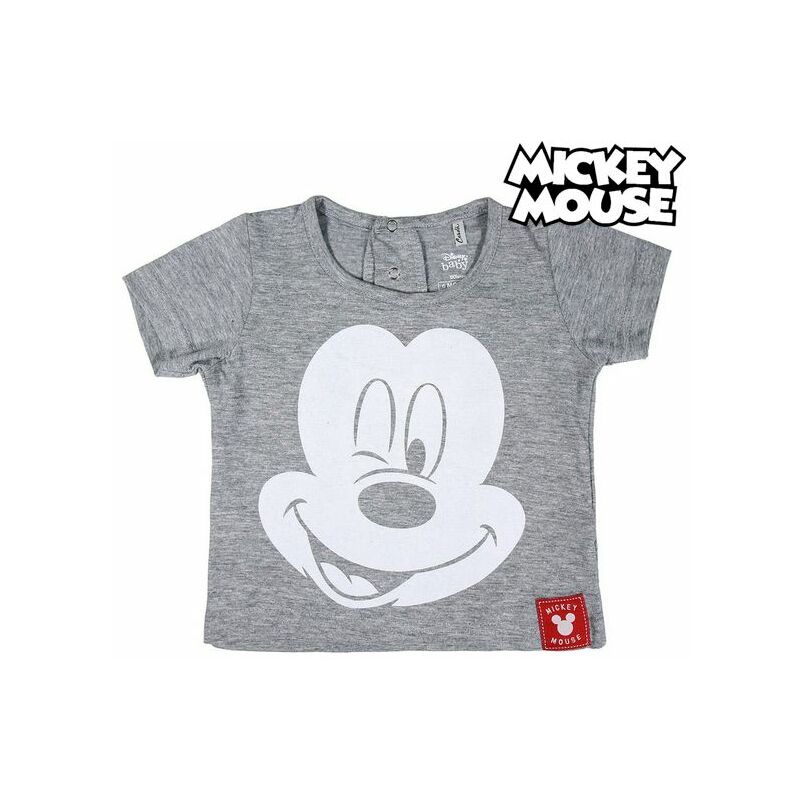 

Mickey Mouse Camiseta de Manga Corta Infantil Mickey Mouse Gris 18 Meses