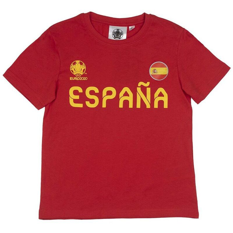 

Camiseta de Manga Corta Infantil RFEF Rojo - Real Federación Española De Fútbol