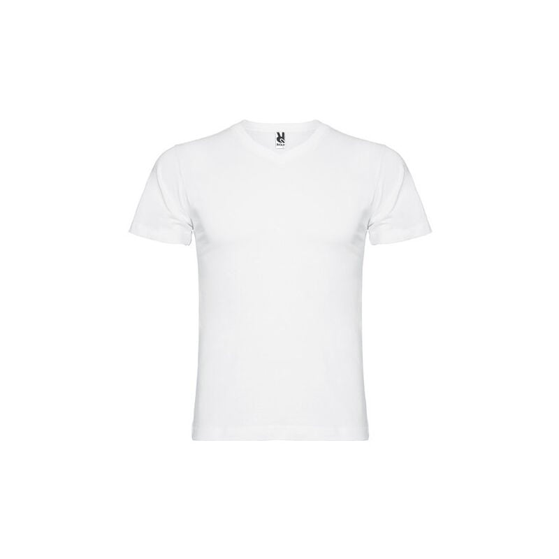 

Camiseta de manga corta y escote en pico de 4 capas SAMOYEDO CA6503 | Blanco - M