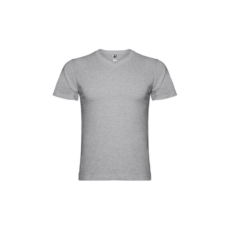 

Camiseta de manga corta y escote en pico de 4 capas SAMOYEDO CA6503 | S - Gris Vigoré
