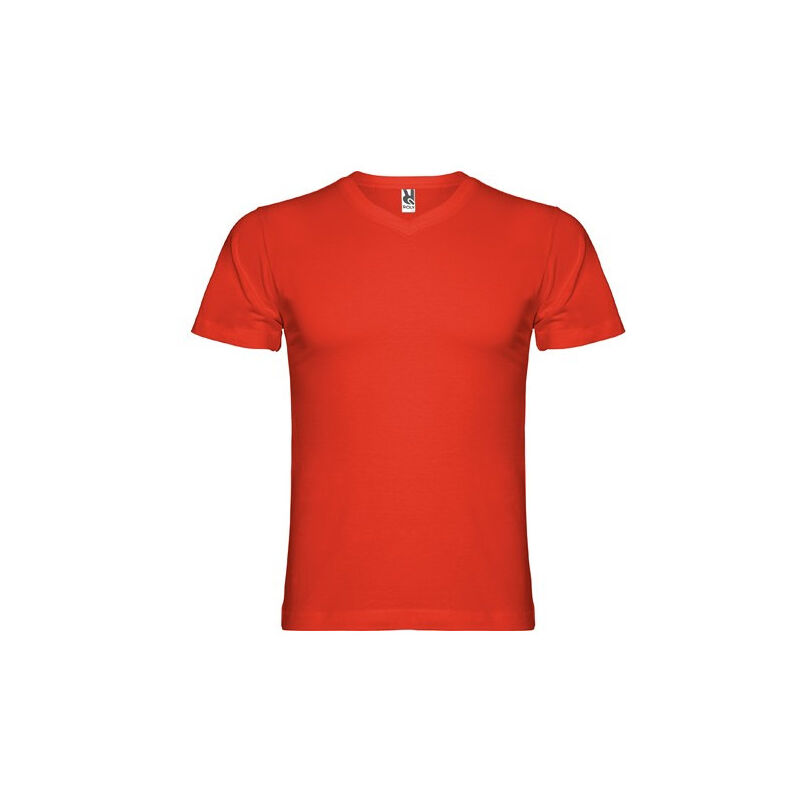 

Camiseta de manga corta y escote en pico de 4 capas SAMOYEDO CA6503 | Rojo - XL