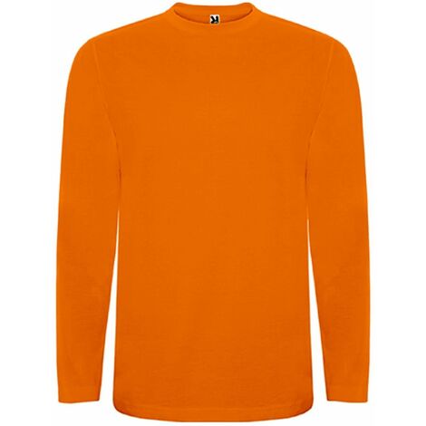 camiseta manga larga naranja