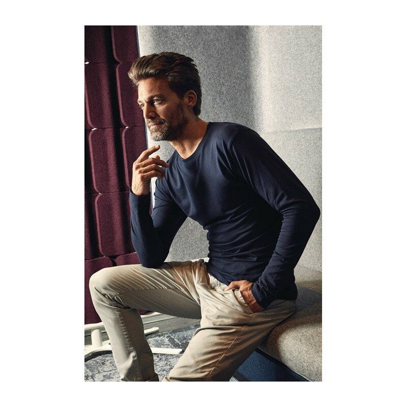 

Camiseta de manga larga Hombre Premium talla XL gris acero PROMODORO