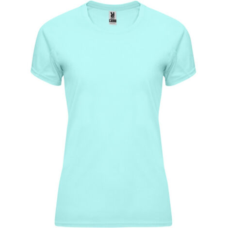 Camiseta de manga ranglán para mujer antihumedad con paneles inferiores BAHRAIN WOMAN ROLY XL Verde menta