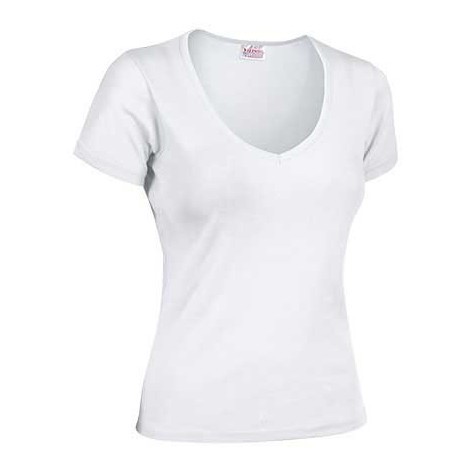 camiseta pico mujer