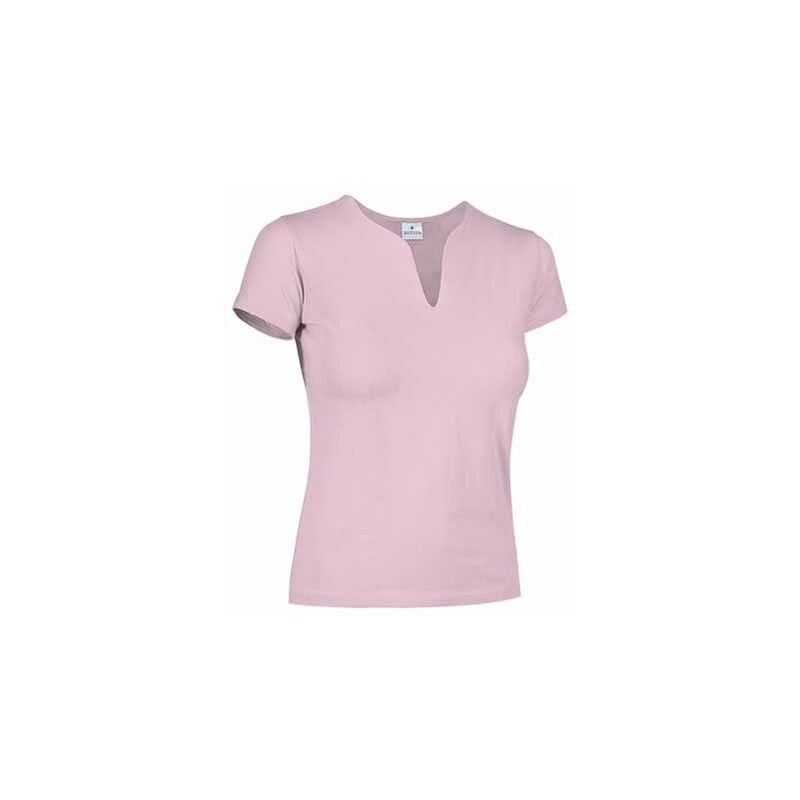 

Camiseta de mujer de manga corta y cuello de lágrima Cancun | XL - Rosa - Valento