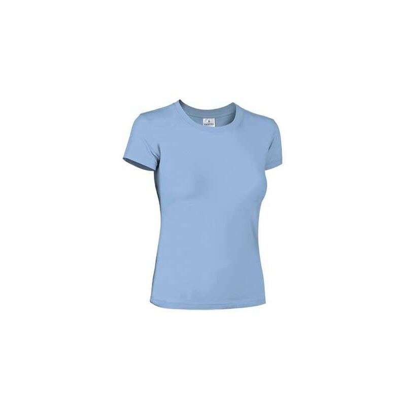 

Camiseta de mujer de manga corta Tiffany | M - Azul Celeste - Valento