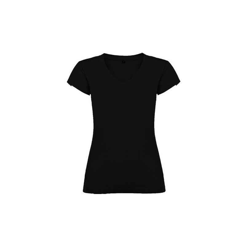 

Camiseta de mujer manga corta escote en cuello de pico VICTORIA CA6646 | Negro - XXL