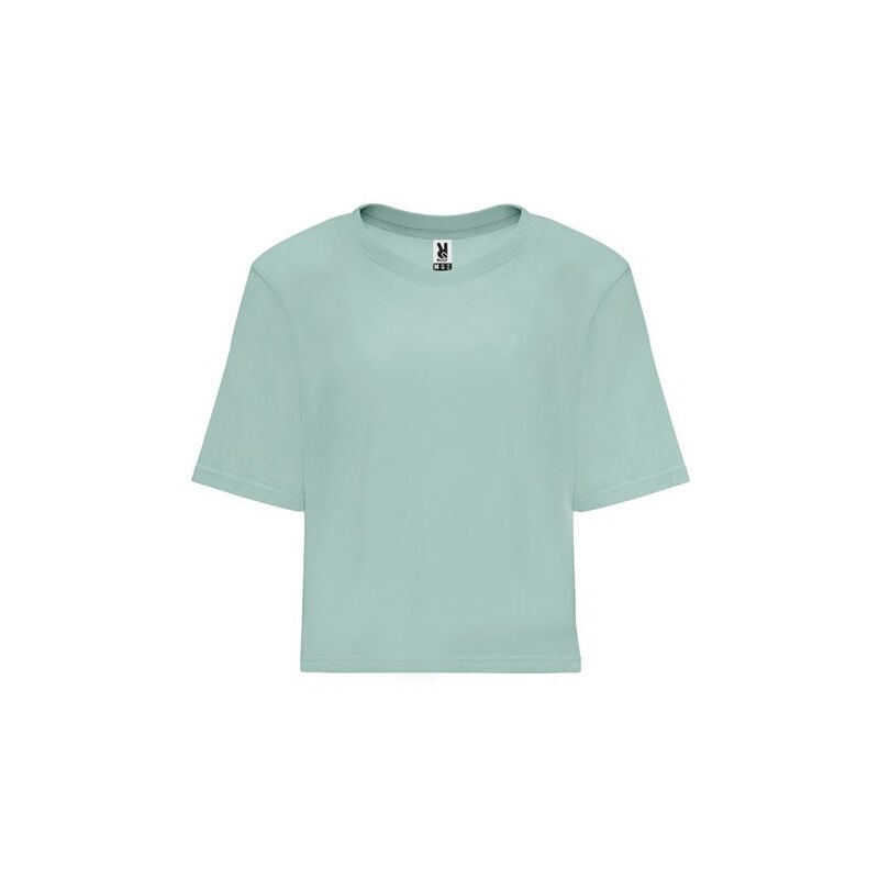 

Camiseta de talle corto y holgado para mujer CA668701126 | L - Azul Lavado
