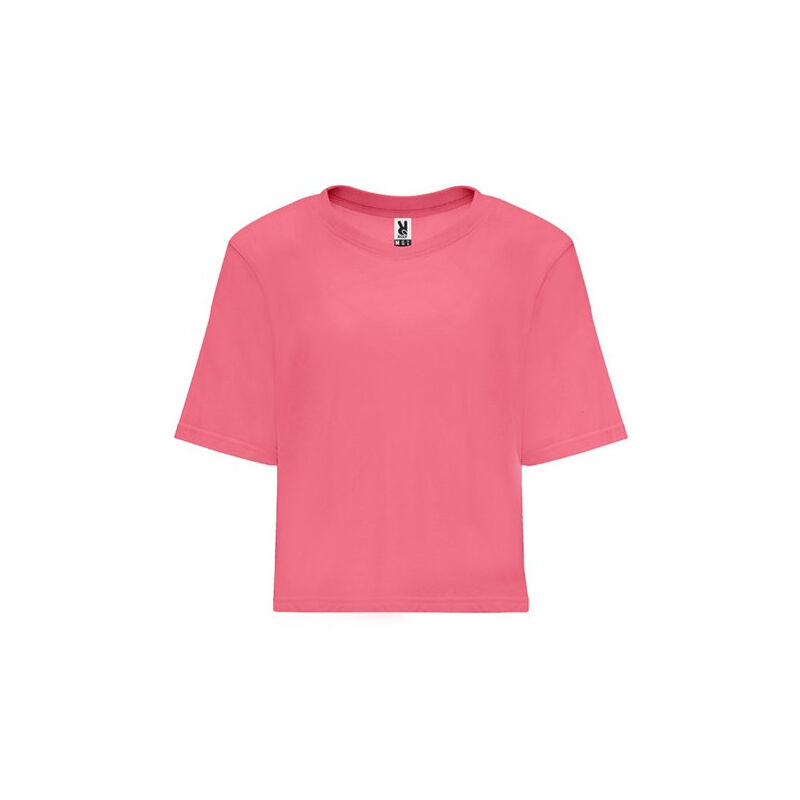 

Camiseta de talle corto y holgado para mujer CA668701126 | XL - Rosa Lady Fluor