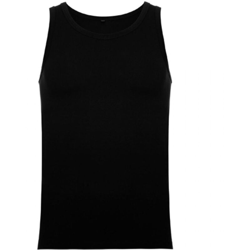 

Camiseta de tirantes anchos, corte semientallado TEXAS CA6545 | Negro - L