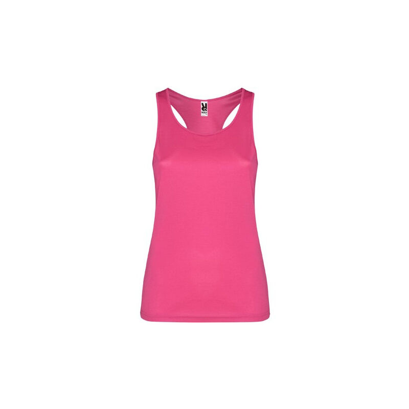 

Roly - Camiseta deportiva con sisas y escote SHURA PD0349 | L - Roseton