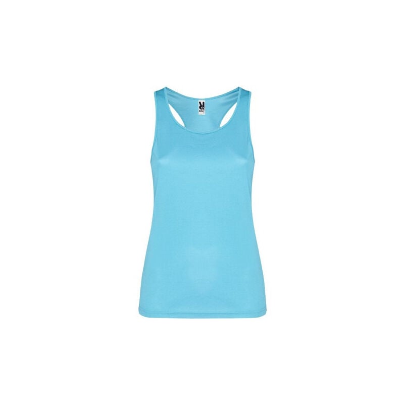 

Roly - Camiseta deportiva con sisas y escote SHURA PD0349 | L - Turquesa