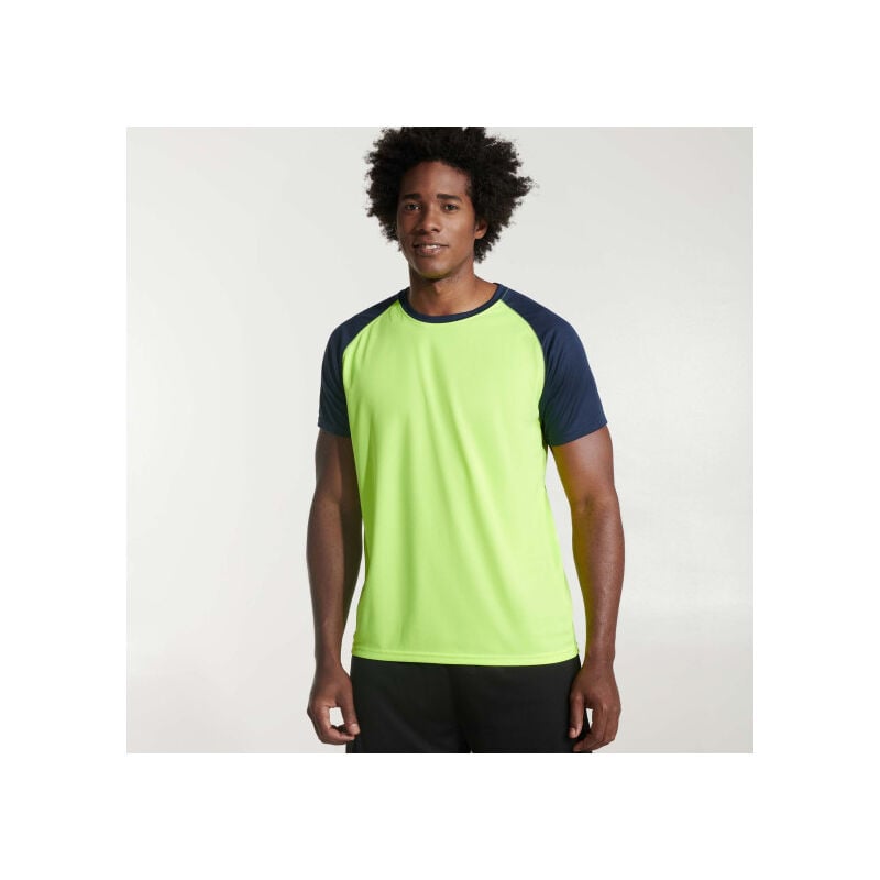 

Camiseta deportiva de manga corta INDIANAPOLIS CA6650 | L - Amarillo Fluor/Marino