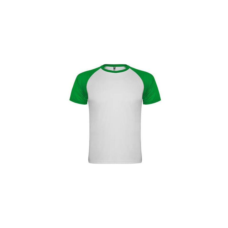 

Camiseta deportiva de manga corta INDIANAPOLIS CA6650 | 4 - Blanco/Verde Helecho