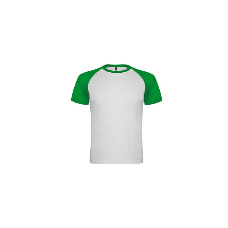 

Camiseta deportiva de manga corta INDIANAPOLIS CA6650 | 8 - Blanco/Verde Helecho