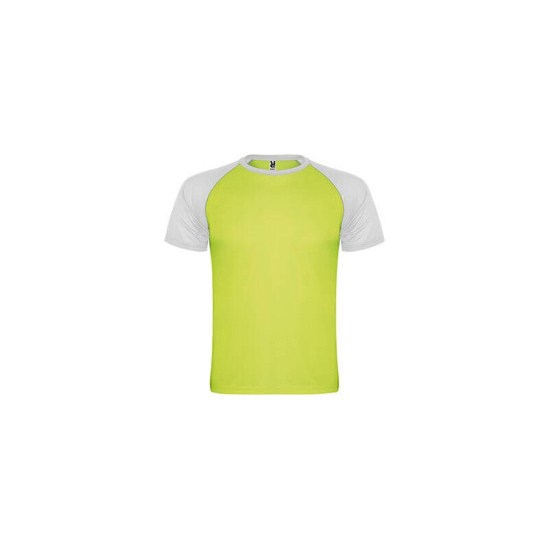 

Camiseta deportiva de manga corta INDIANAPOLIS CA6650 | M - Verde Fluor/Blanco