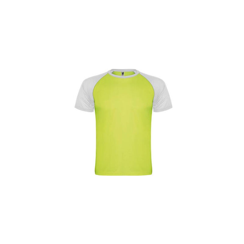 

Camiseta deportiva de manga corta INDIANAPOLIS CA6650 | L - Verde Fluor/Blanco