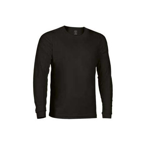 Camiseta deportiva de manga larga VALENTO Cross S Negro