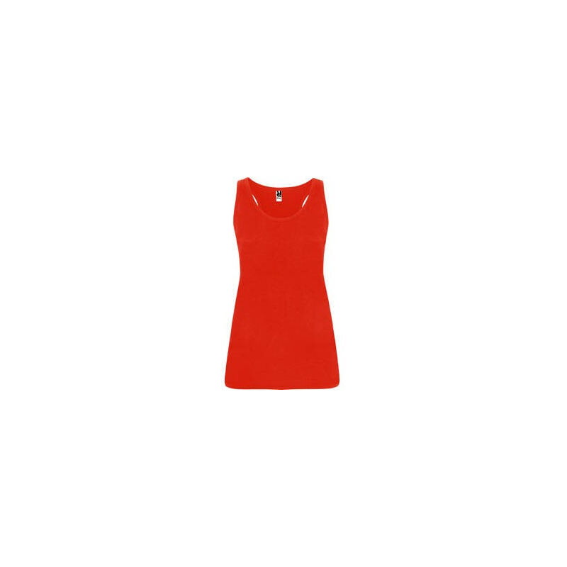 

Camiseta entallada, con sisas y escote ribeteado BRENDA CA6535 | Rojo - L