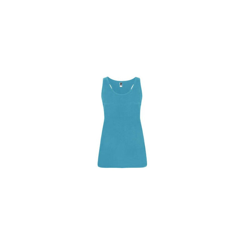 

Camiseta entallada, con sisas y escote ribeteado BRENDA CA6535 | L - Turquesa