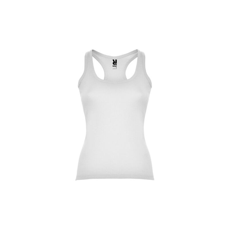 

Camiseta entallada, con sisas y escote ribeteado CAROLINA CA6517 | Blanco - XXL