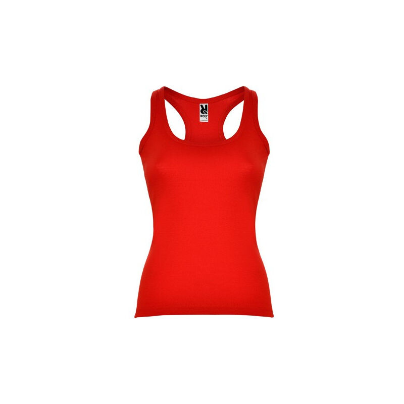 

Camiseta entallada, con sisas y escote ribeteado CAROLINA CA6517 | Rojo - L