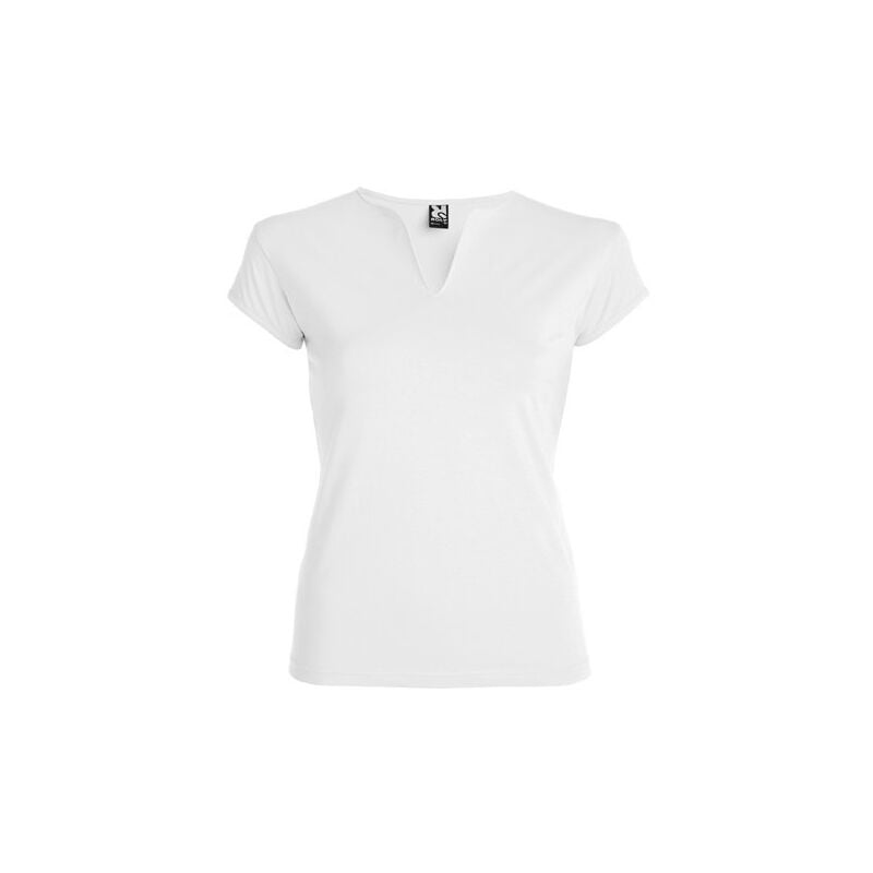 

Camiseta entallada de cuello redondo con abertura en V BELICE CA6532 | Blanco - XXXL