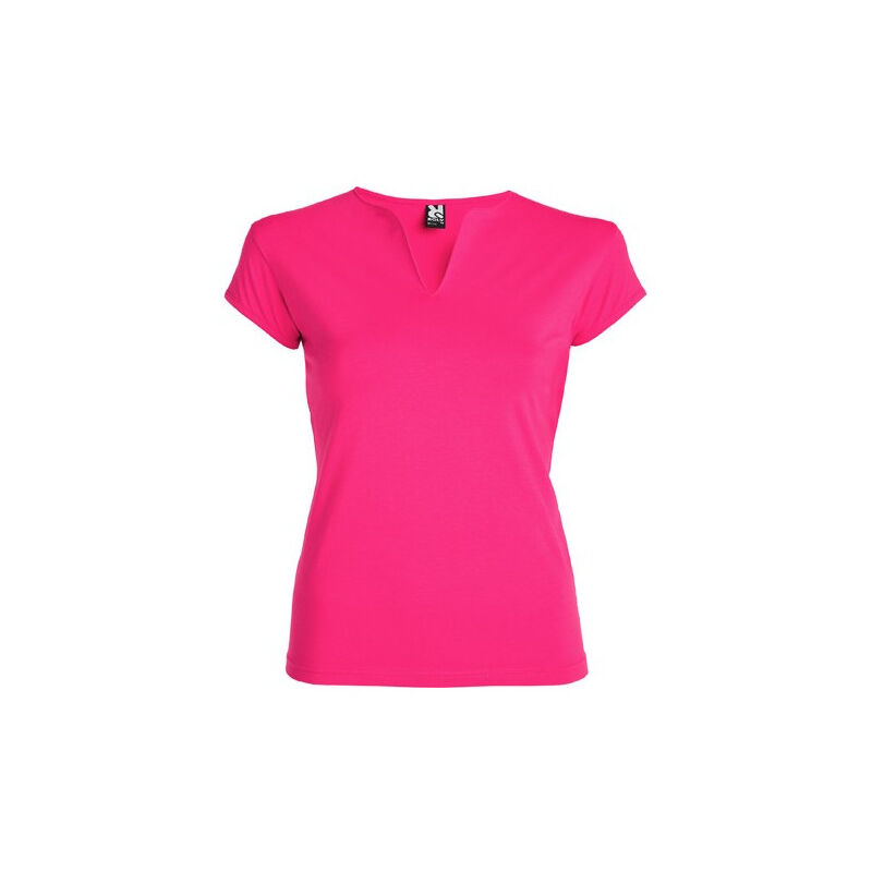 

Camiseta entallada de cuello redondo con abertura en V BELICE CA6532 | L - Roseton