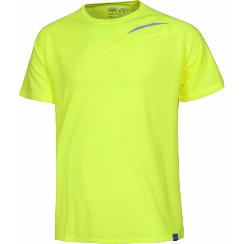 

Camiseta técnica deportiva en colores fluorescentes WORKTEAM S6610 | 3XL - Amarillo A.V.