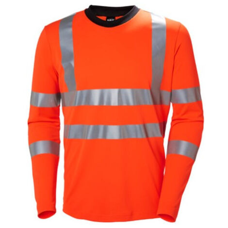 Camiseta manga larga con cintas reflectantes Addvis Helly Hansen Workwear XL Naranja fluor