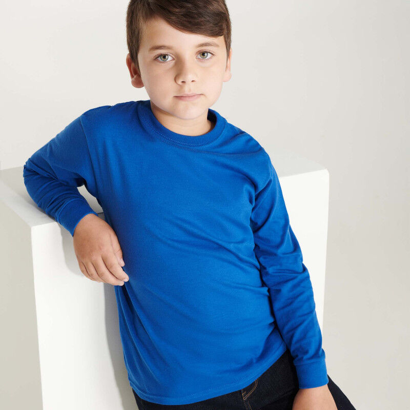 

Roly - Camiseta manga larga tejido tubular cuello redondo POINTER CHILD CA1205 | 7/8 - Royal
