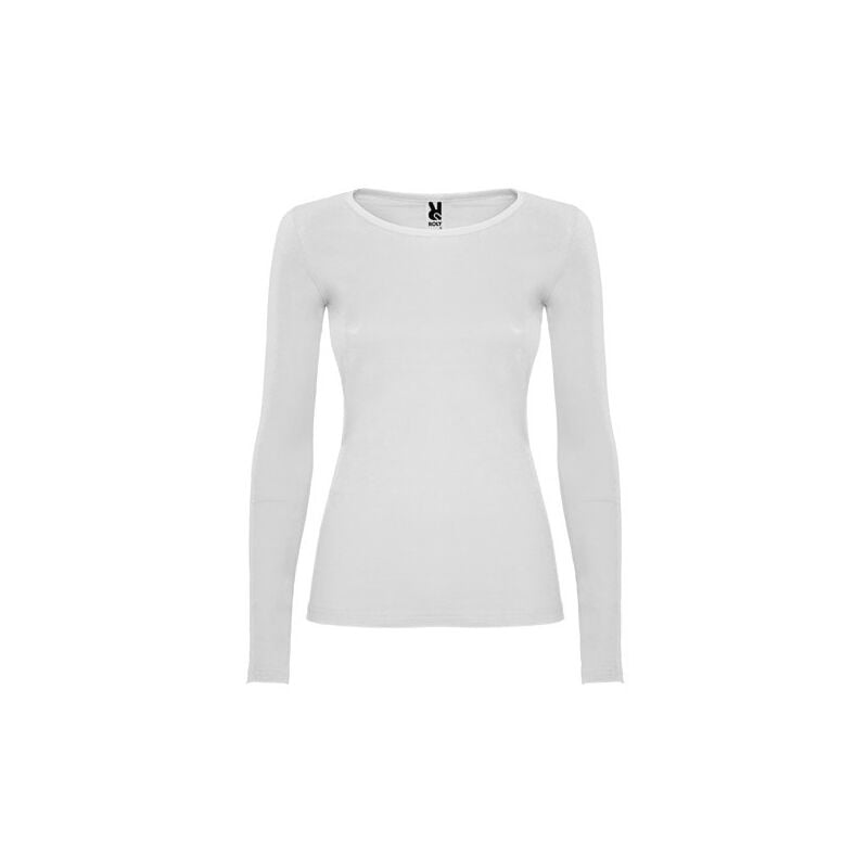 

Camiseta semientallada, de manga larga y cuello EXTREME WOMAN CA1218 | Blanco - M
