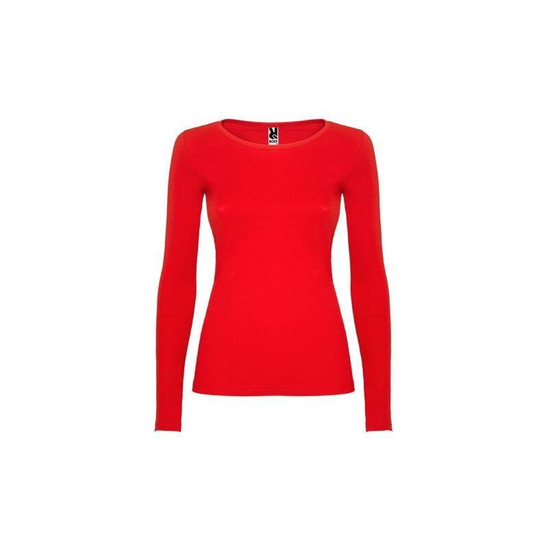 

Camiseta semientallada, de manga larga y cuello EXTREME WOMAN CA1218 | Rojo - M