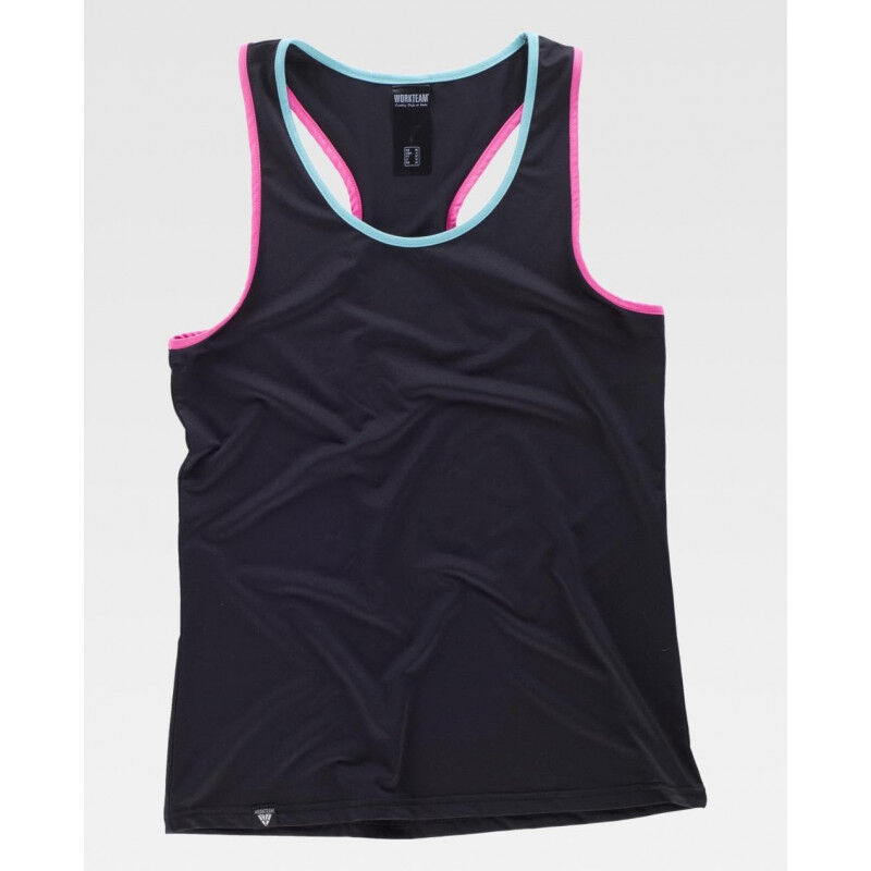 

Camiseta Sport elástica y confortable S7520 para mujer | Negro - L - Workteam