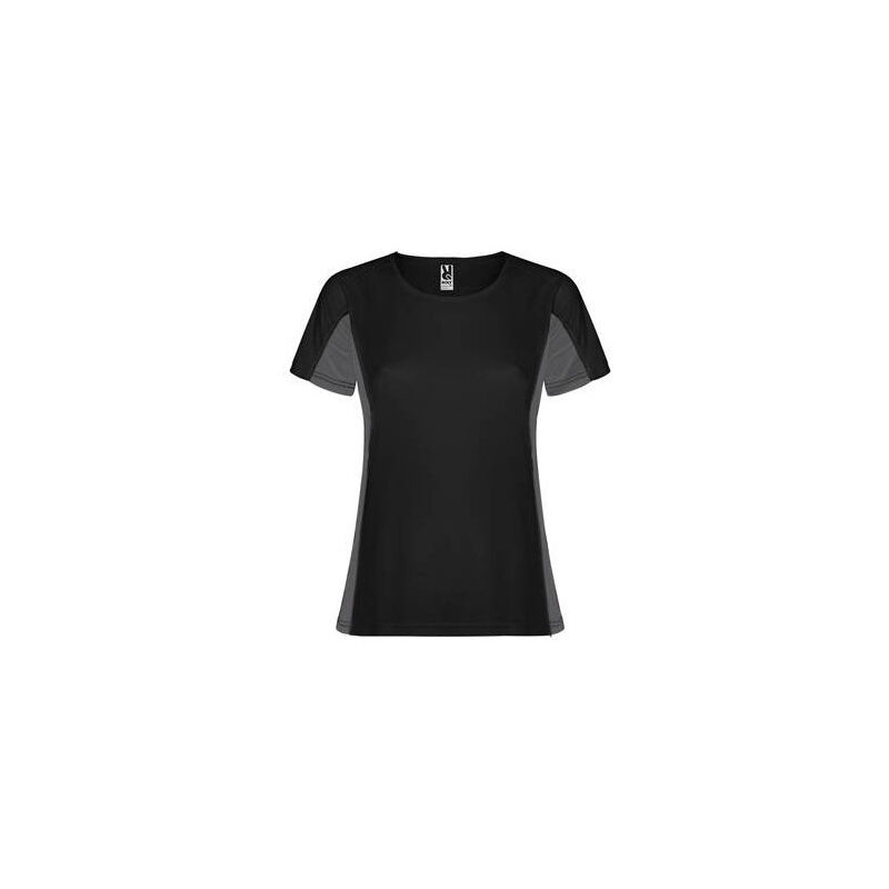 

Camiseta técnica combinada dos tejidos poliéster SHANGHAI WOMAN CA6648 | XL - Negro/Plomo Oscuro